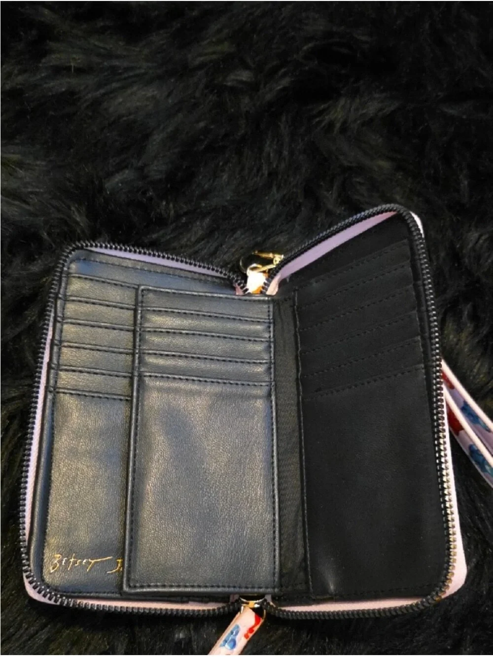 Betsy Johnson Gummy Bear Print Wristlet Wallet - (NWOT)